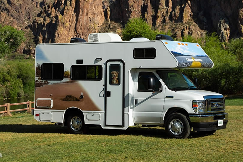 Cruise America Compact Plus RV - exterior