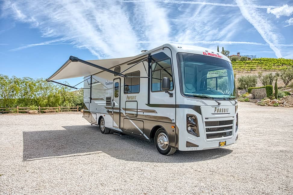 El Monte RV Class A Family Sleeper-Family_Sleeper_AF_Exterior_awning_open