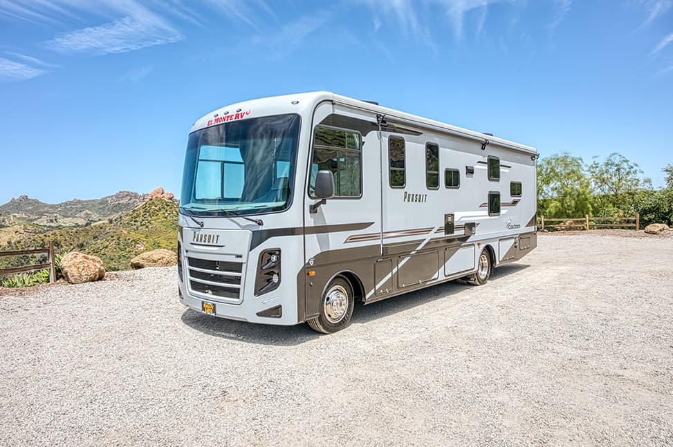 El Monte RV Class A Family Sleeper-Family_Sleeper_AF_Exterior_front_driver_side