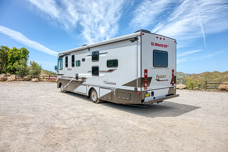 El Monte RV Class A Family Sleeper-Family_Sleeper_AF_Exterior_rear_closed_slideout