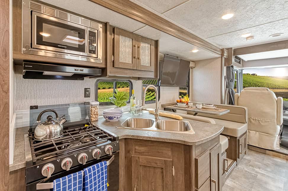 El Monte RV Class A Family Sleeper-Family_Sleeper_AF_Interior_kitchen_horizontal